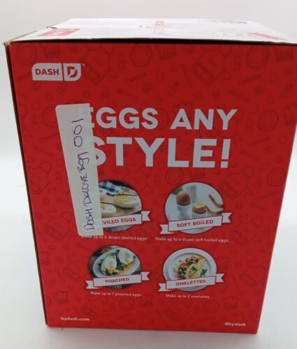DASH Deluxe Rapid Egg Cooker for Hard Boiled, Poached, Scrambled Eggs, Omelets,