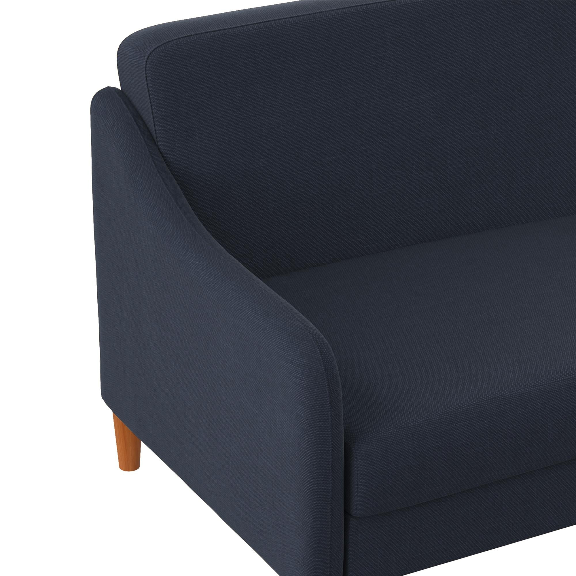 DHP Jasper Coil Futon, Navy Linen
