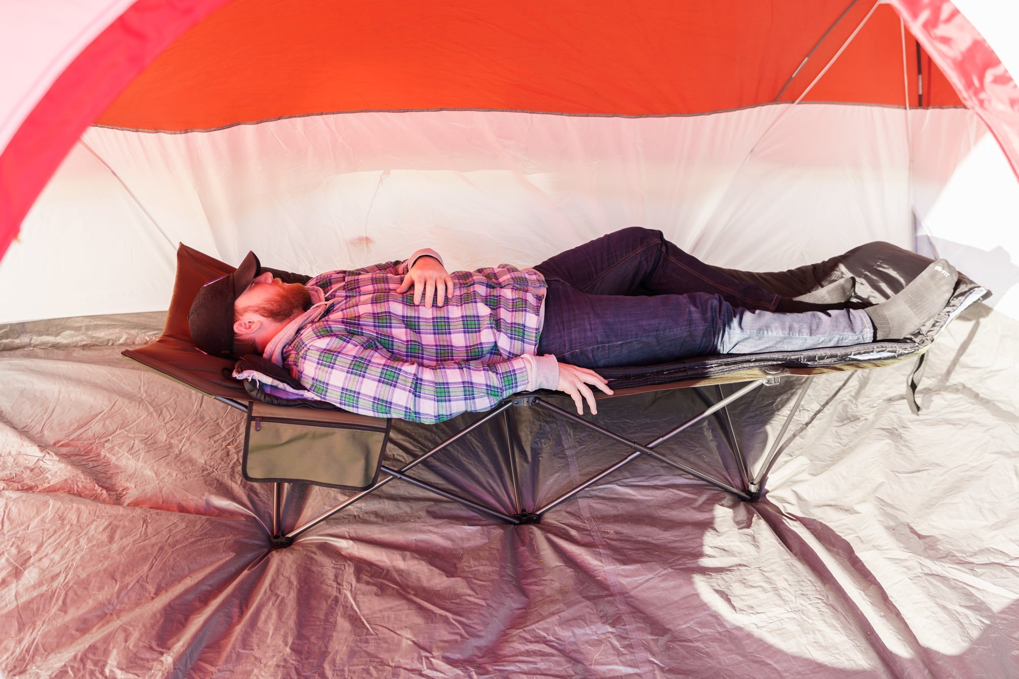 Ozark Trail Adult Camp Cot, Green, 80.2 inches x 30.2 inches x 23.5 inches