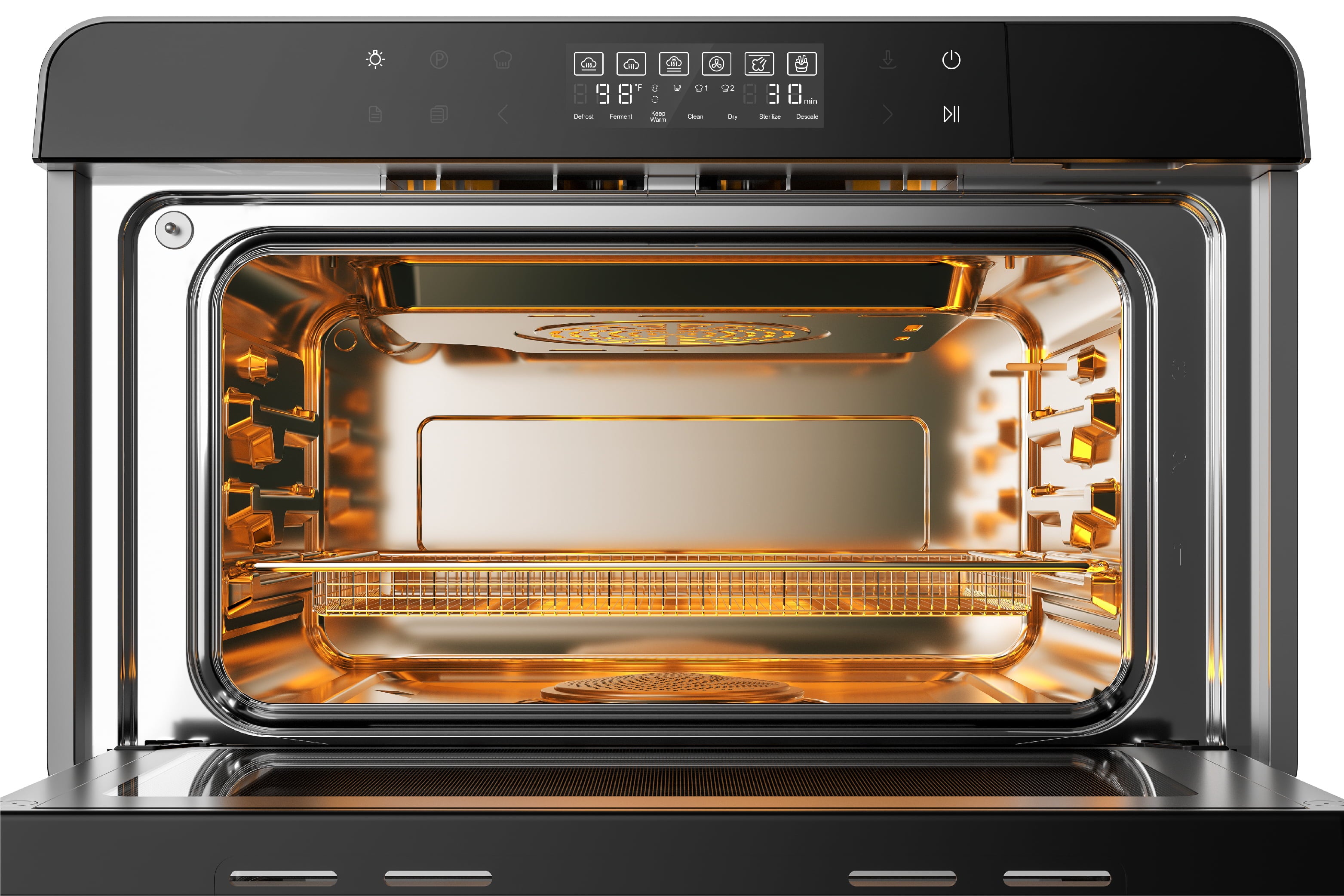 Robam R-Box Green Convection Toaster Oven with Rotisserie (1800-Watt)