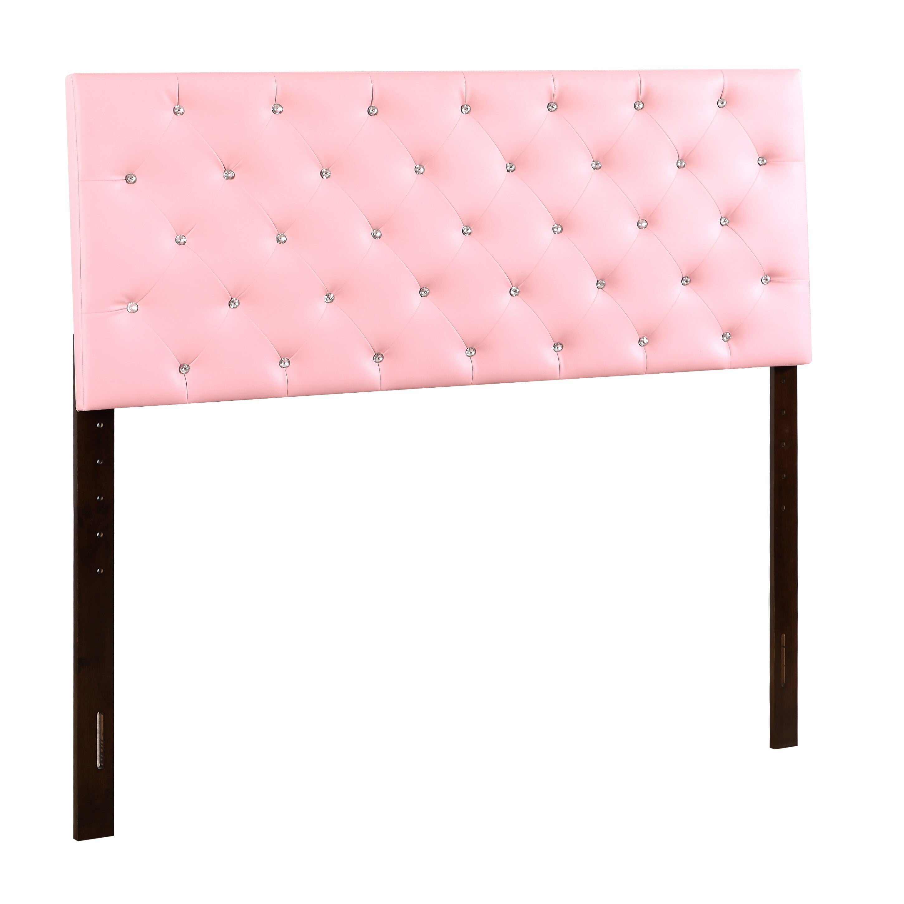 LYKE Home London Pink Jeweled Full Headboard