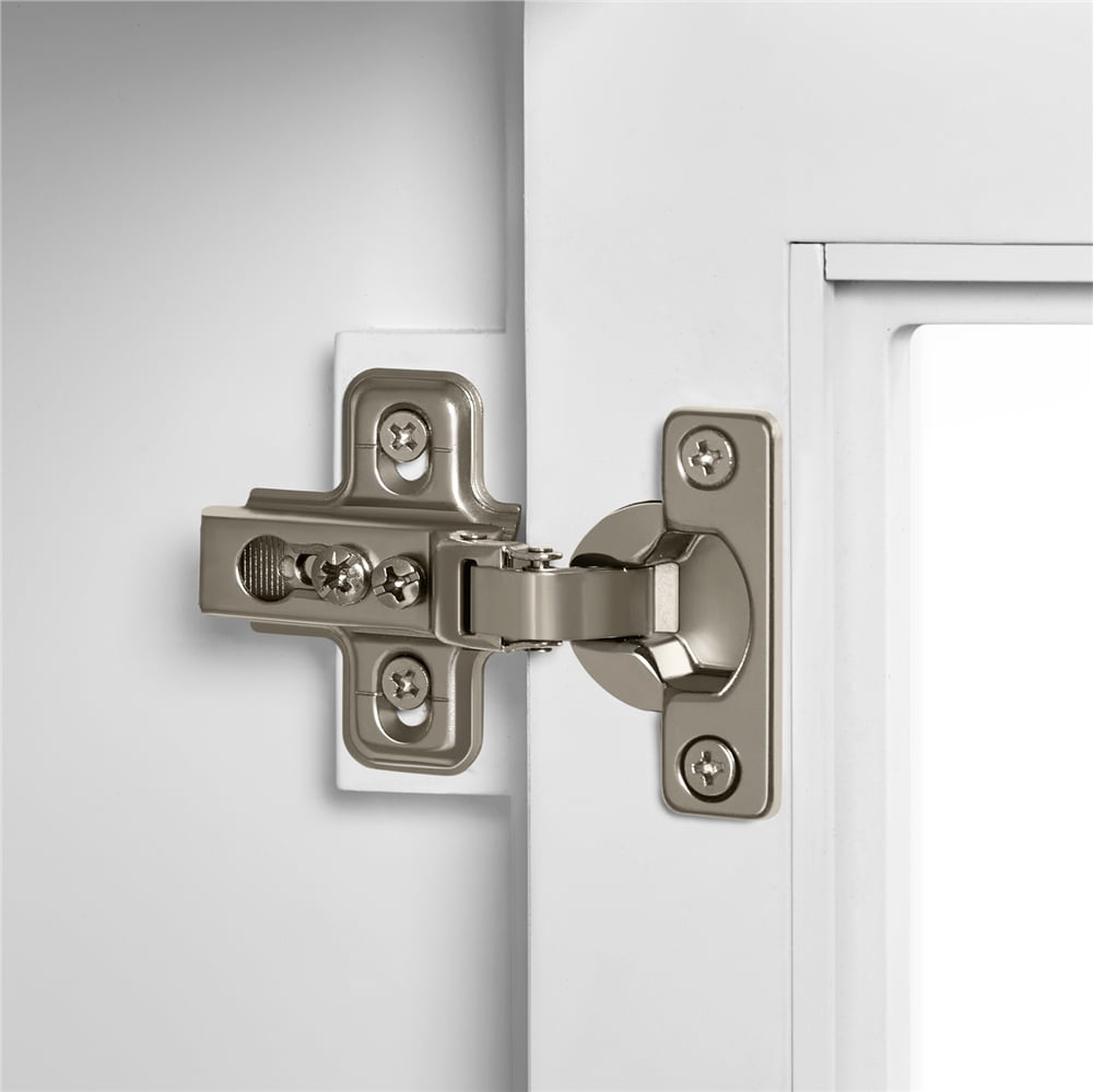 Yaheetech Mobile Kitchen Cart with Cabinet & Open Shelves, White