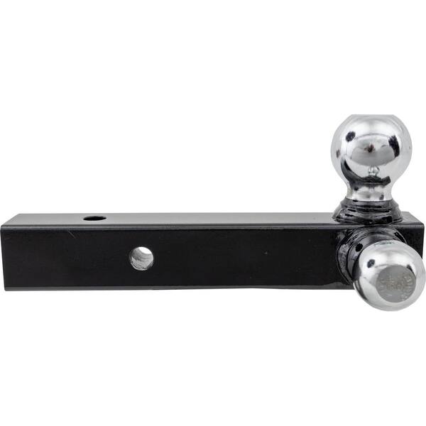 Tri-Ball Hitch-Solid Shank with Chrome Towing Balls