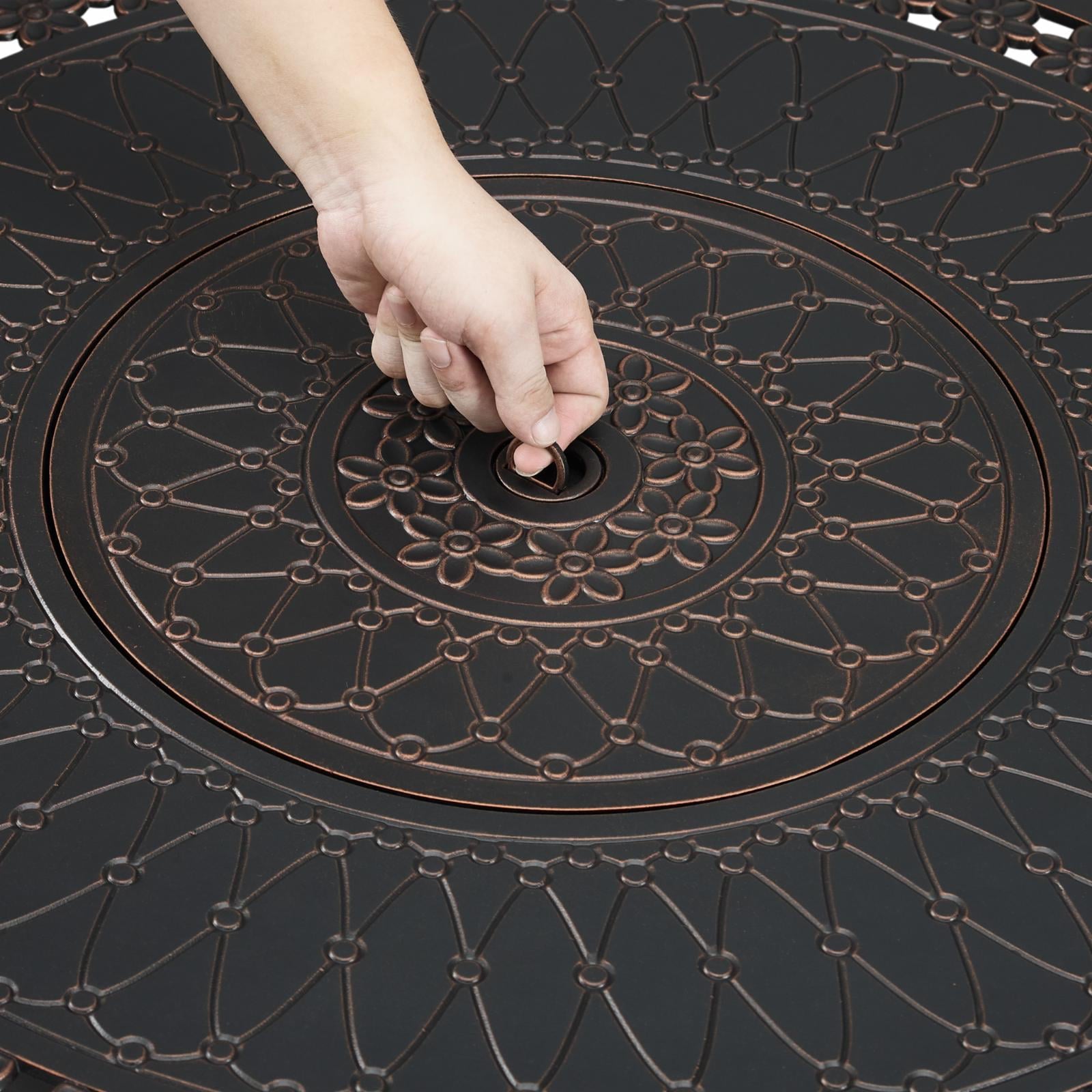 Fire Sense Columbia 34 in. Propane Fire Pit