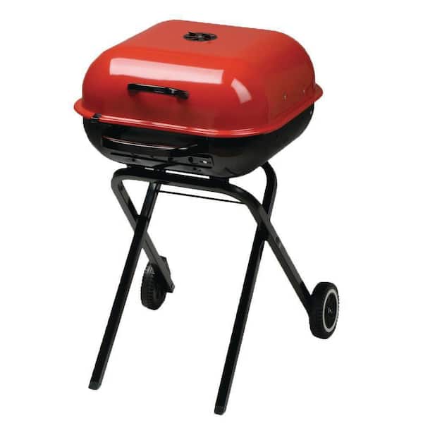 Walk-A-Bout Portable Red Charcoal Grill