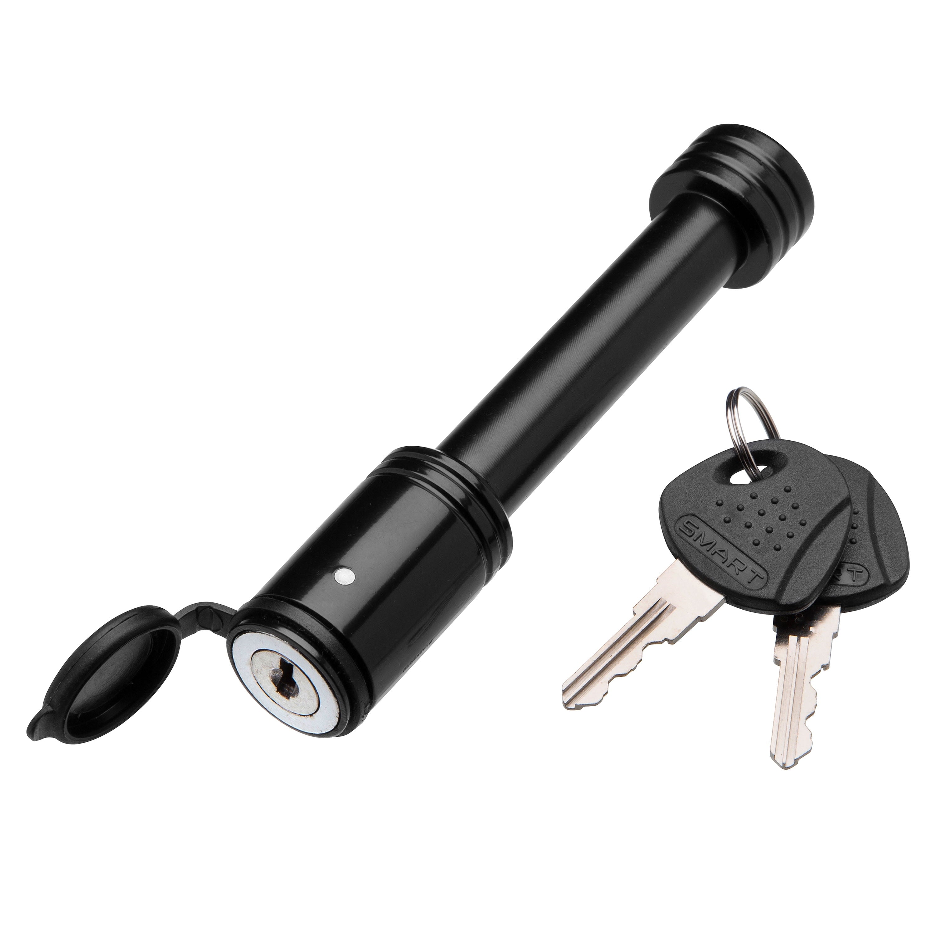 TowSmart 5/8 in. Barrel Style Receiver Lock, Black Powder Coat, 7278