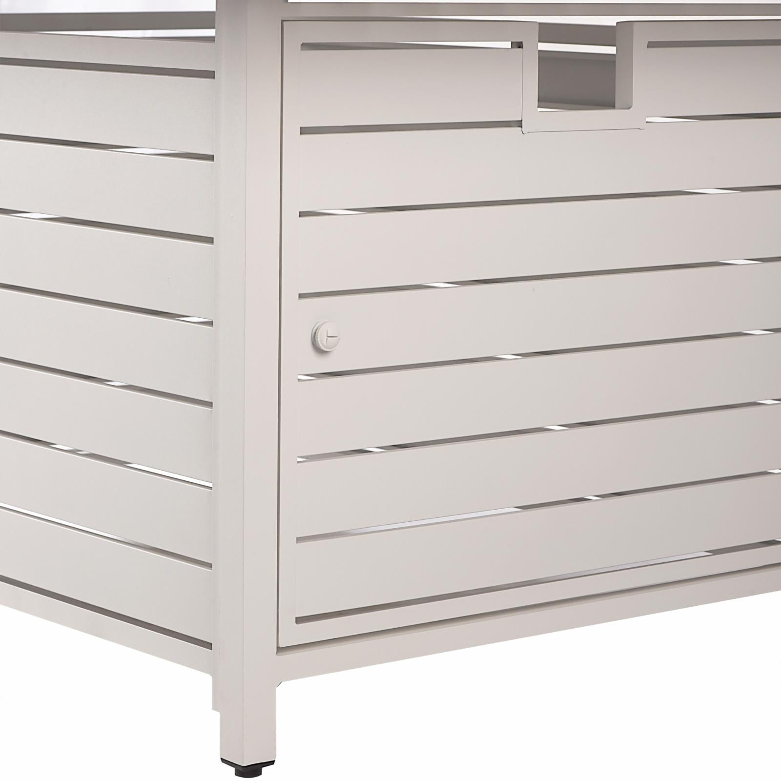 Oakland Living Kandy 48 in. Rectangular Propane Fire Pit Table