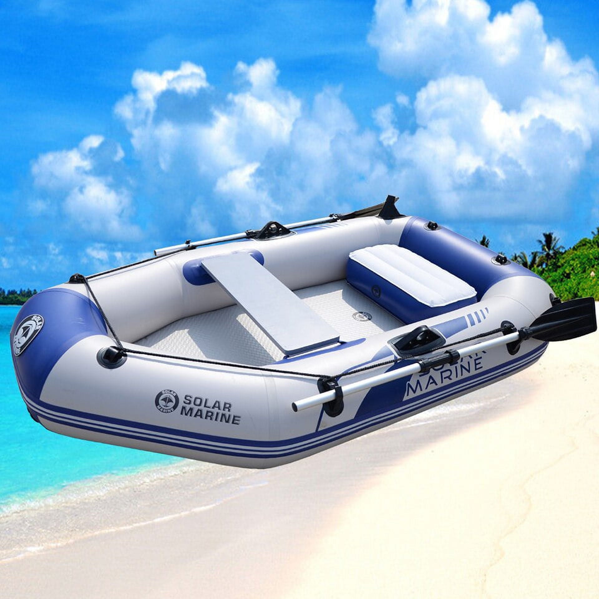 H&Jones 1 person 175cm Inflatable Rowing Boat Kayak Canoe Drifting Raft Hovercraft Fish Divi Surf Sail