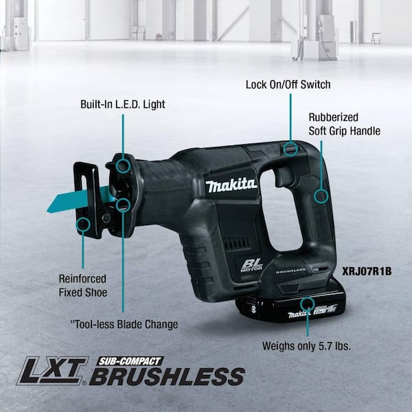 18V LXT Sub-Compact Lithium-Ion Brushless Cordless Recipro Saw Kit (2.0 Ah)