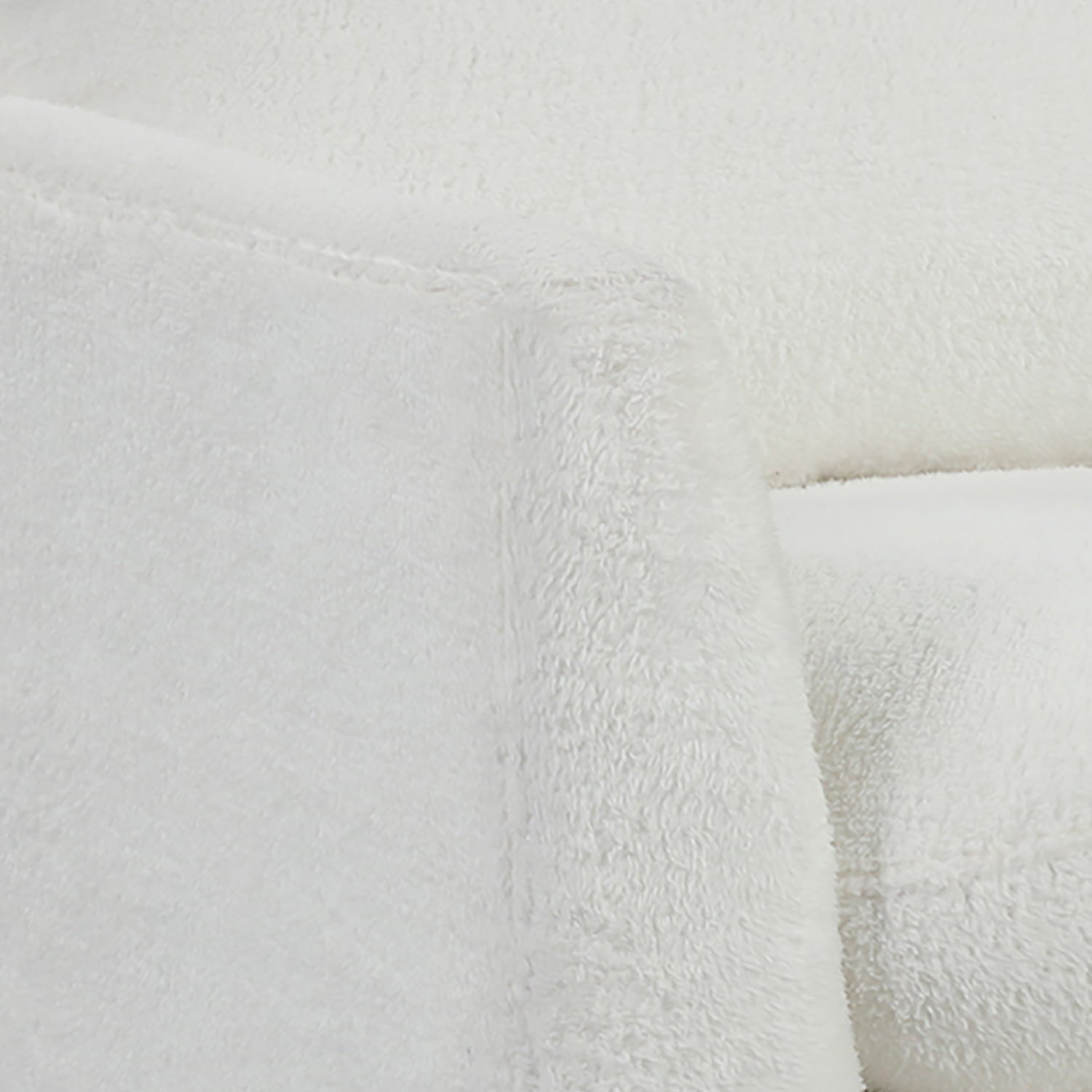 Desert Fields Sherpa Chair with Wood Legs