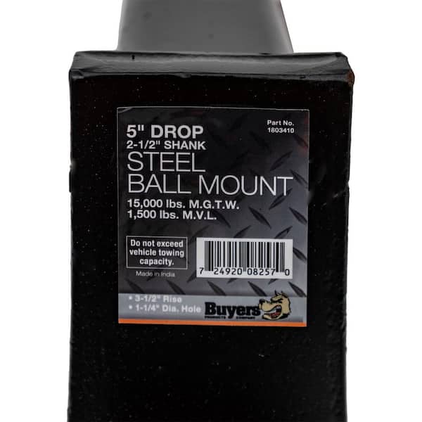 2-1/2 in. Ball Mount with 5 in. Drop