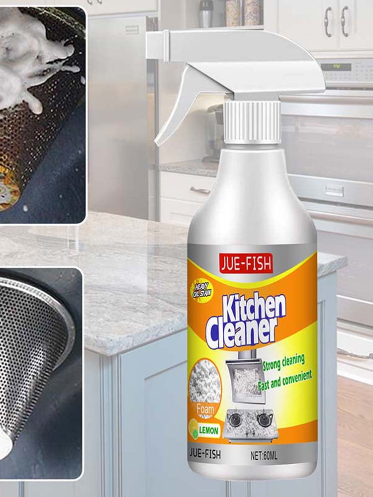 AMNHDO Multi-Purpose Foam Cleaner Rust Remover Removes Oil Dirt Rust Grease Degreaser Household Kitchen Cleaning Spray (60ml)