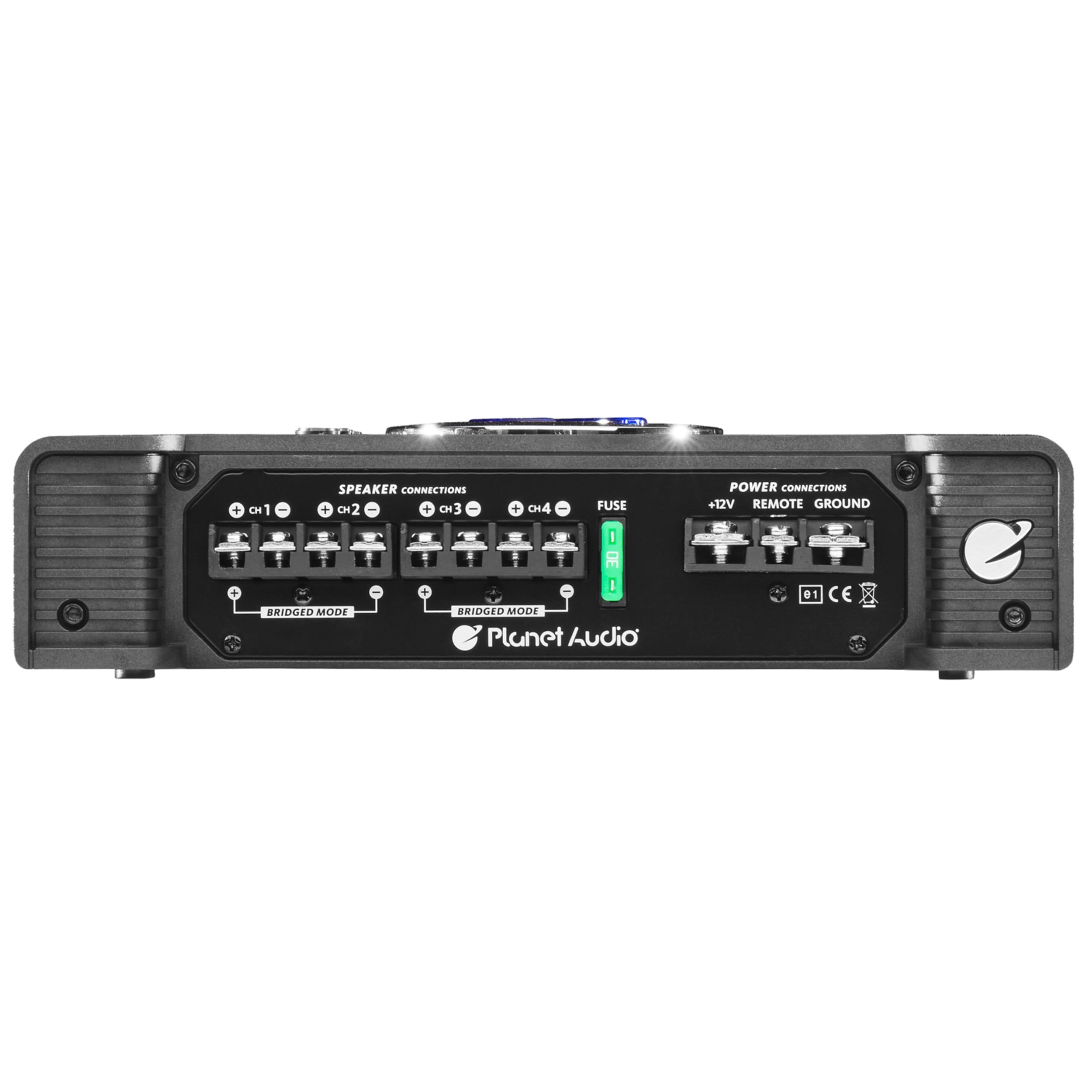 Planet Audio AC1200.4 4 Channel 1200 Watt Car Amplifier, Full Range, Bridgeable