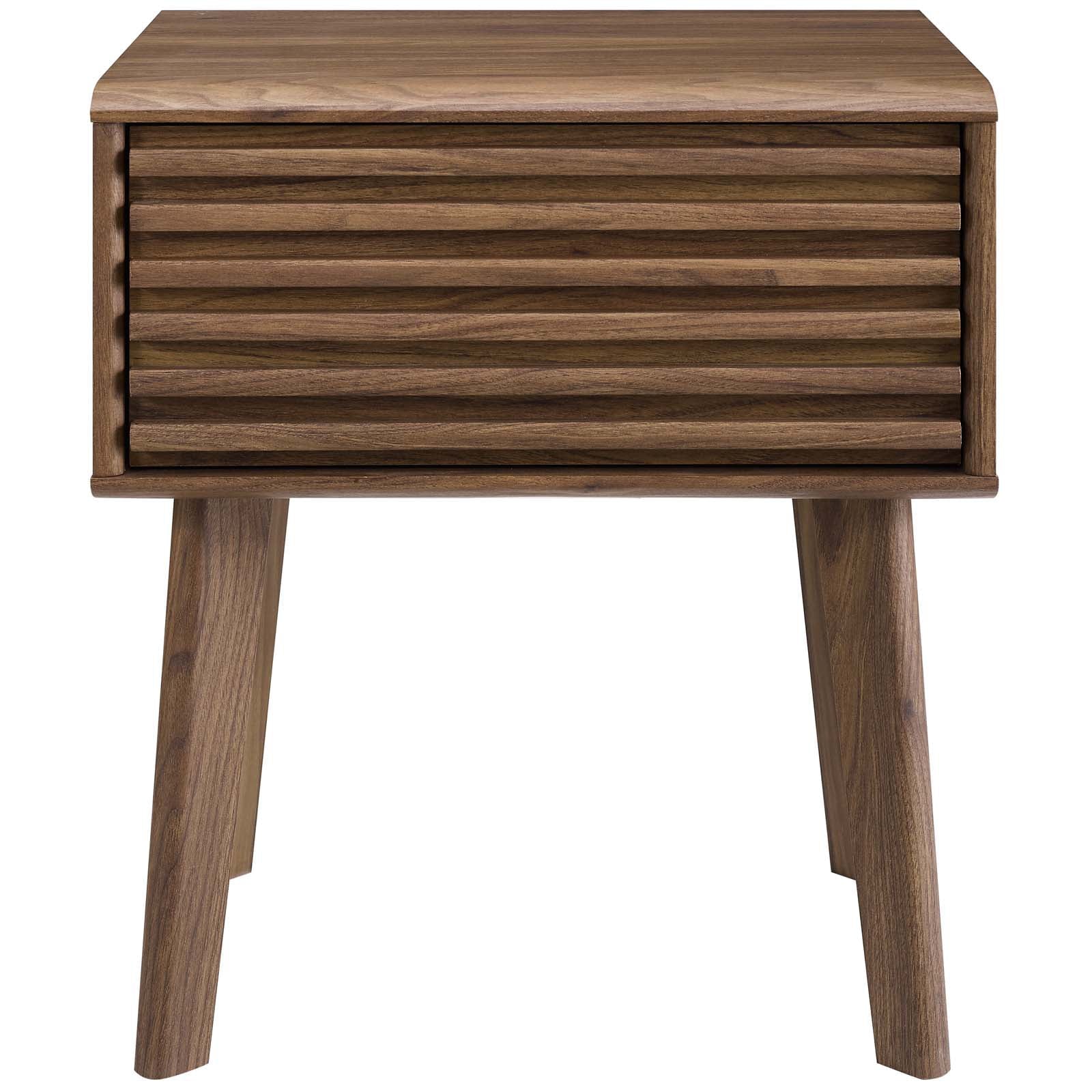 Modway Render End Table in Walnut