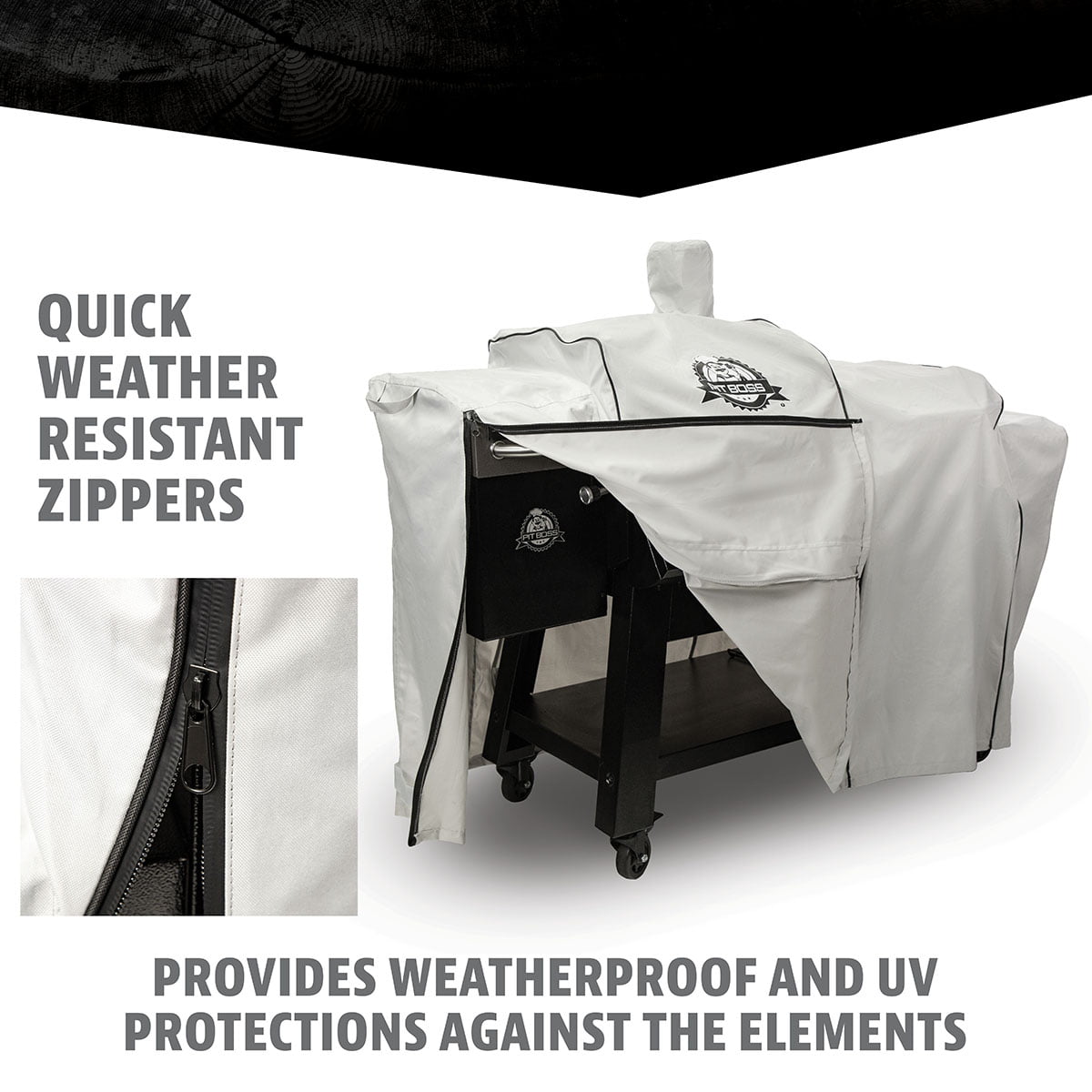 Boss Platinum KC Combo Grill Cover, Fits KC Combo Platinum Grill