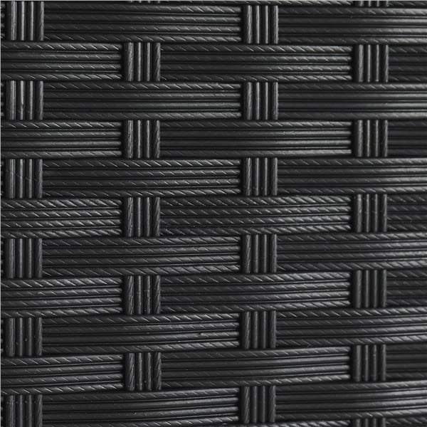 Topeakmart 43'' Propane Fire Pit Table with Tempered Glass Tabletop 50,000 BTU, Black