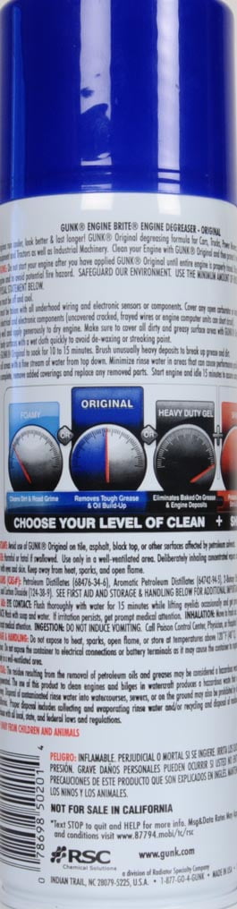 GUNK Original Engine Degreaser 15 oz