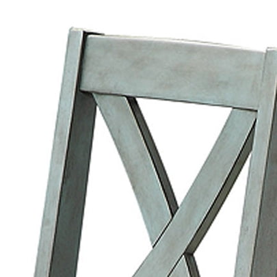 Better Homes & Gardens Maddox Crossing Dining Chairs, Set of 2, Dark Seafoam Finish