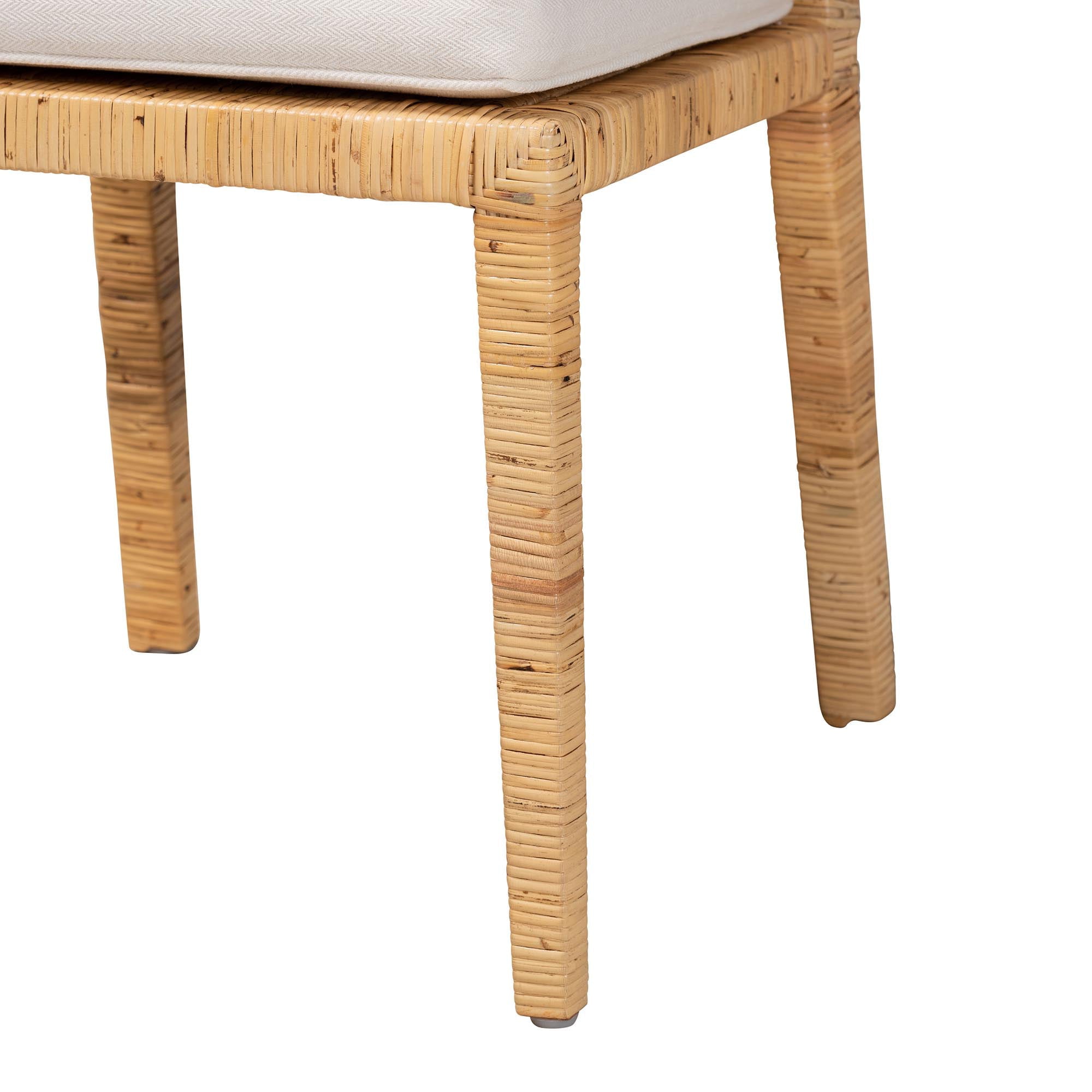 bali & pari Sofia Dining Chair, Natural