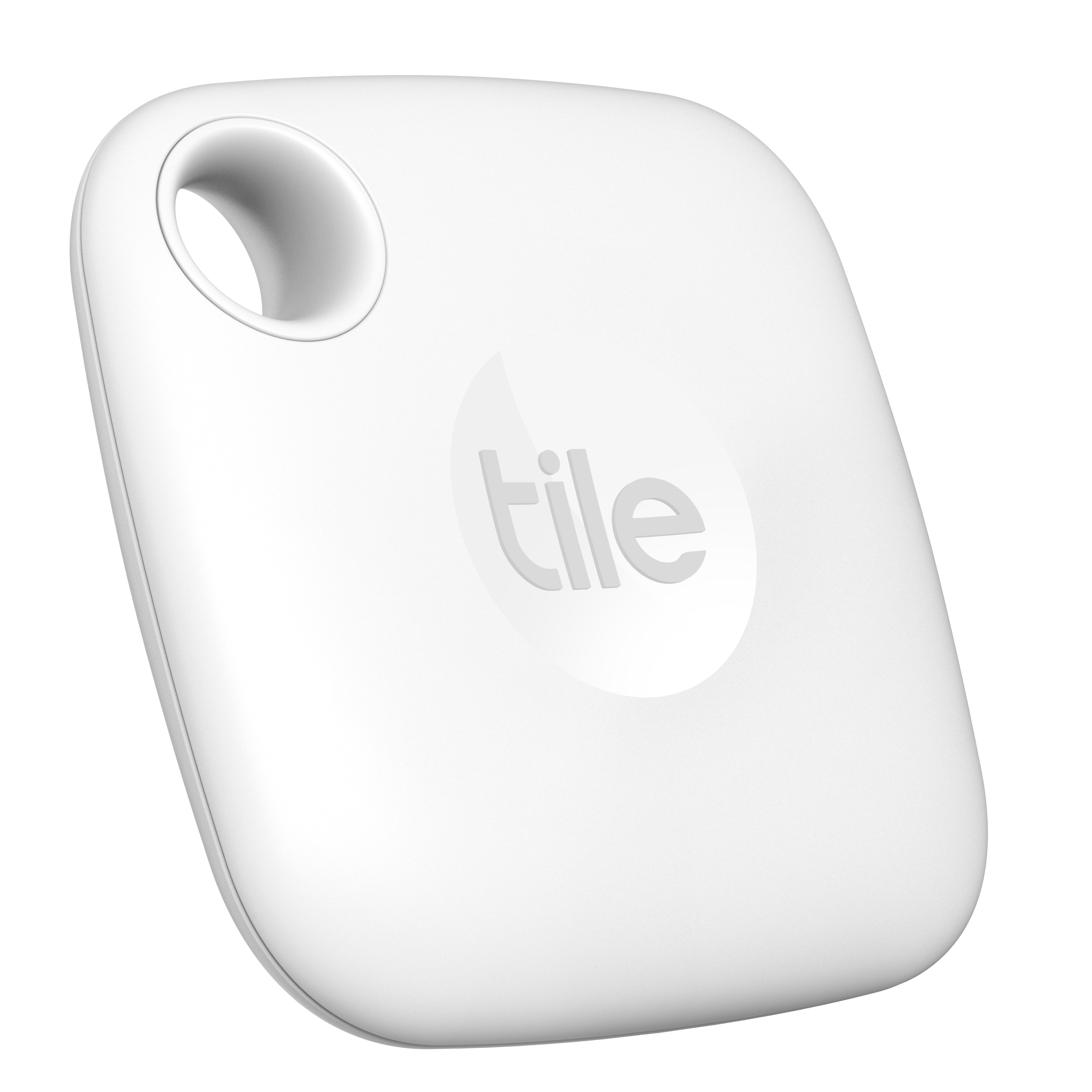 Tile Mate (2022) - 1 Pack - White - Bluetooth Tracker, Keys Finder and Item Locator