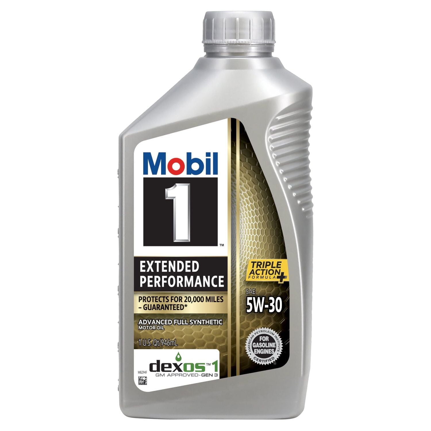 Mobil 1 Extended Performance Full Synthetic Motor Oil 5W-30, 1 qt