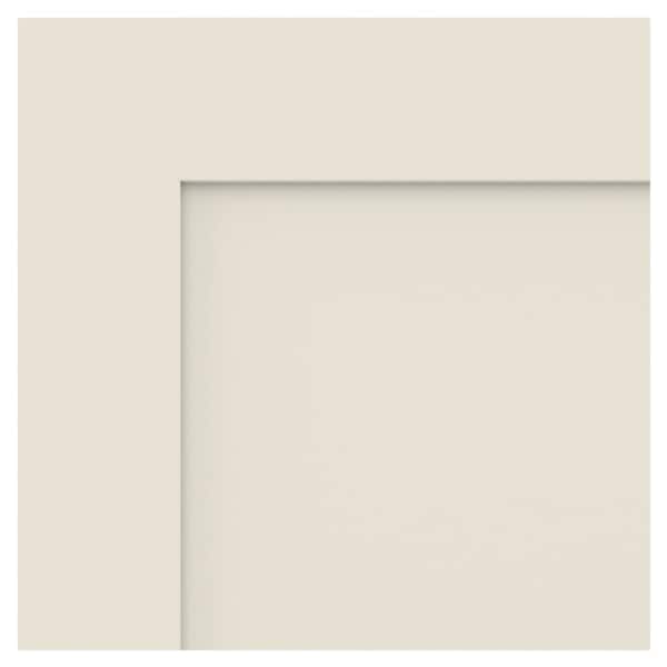 30 in. x 80 in. 2 Panel Shaker Left-Hand Solid Core Primed Wood Single Prehung Interior Door
