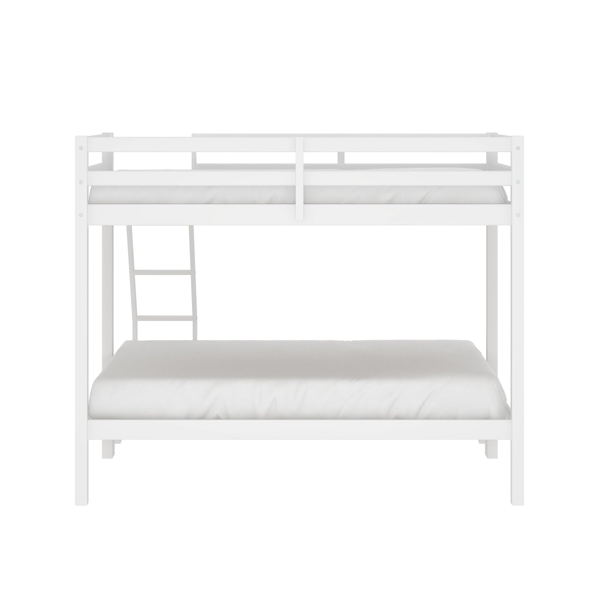 Campbell Wood Twin Over Full Convertible Bunk Bed, White