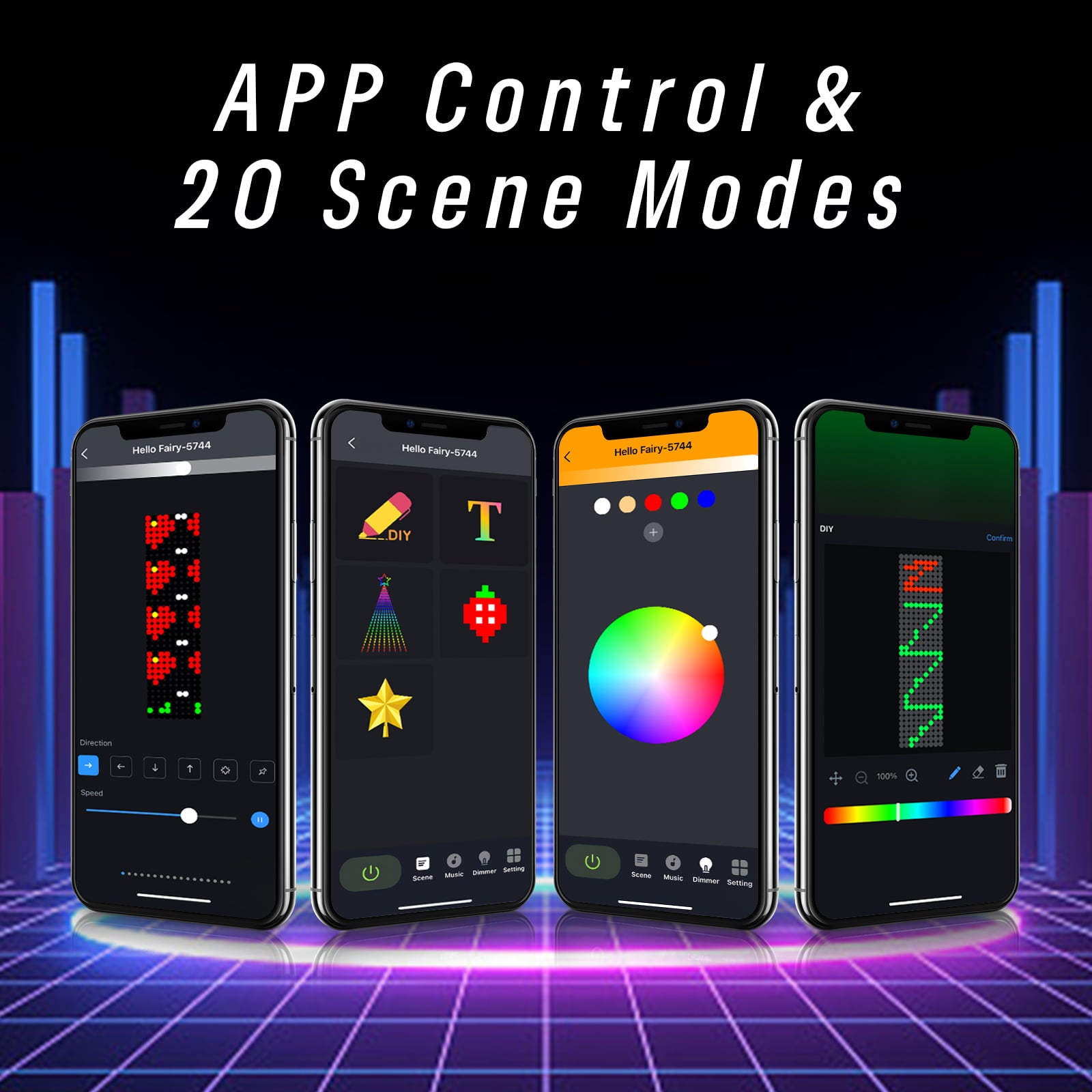 Outdoor Christmas Smart Star Waterfall Lights 12 FT 344 LED 64 Modes Tree String Light Gift App Control RGB Color Changing Music Timer for Decor for Xmas Wedding Yard Porch Holiday Decoratio