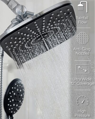 Veken 12 Inch High Pressure Rain Shower Head -Shower Heads with... FREE SHIPPING