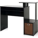Furinno Econ Multipurpose Home Office Computer Writing Desk w/Bin, Sonoma Oak, Multiple Colors