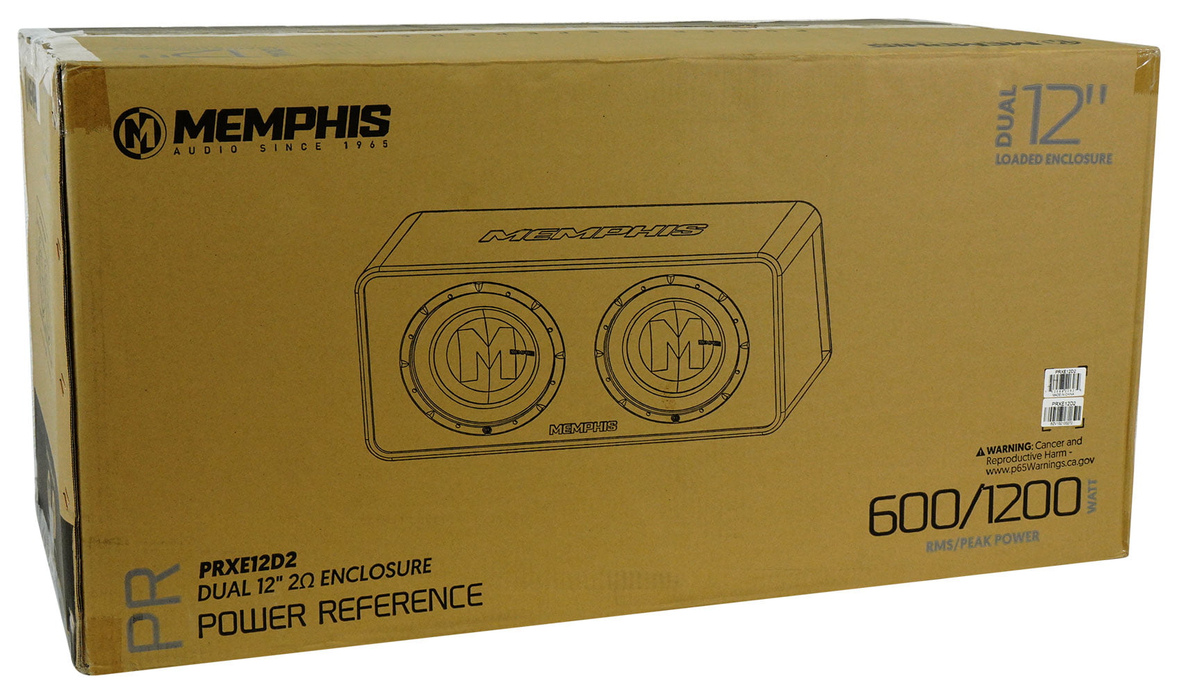 Memphis Audio PRXE12D2 1200w Dual 12