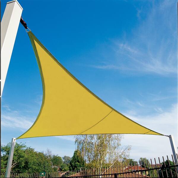 Coolhaven 15 ft. x 12 ft. x 9 ft. Right Triangle Sahara Shade Sail