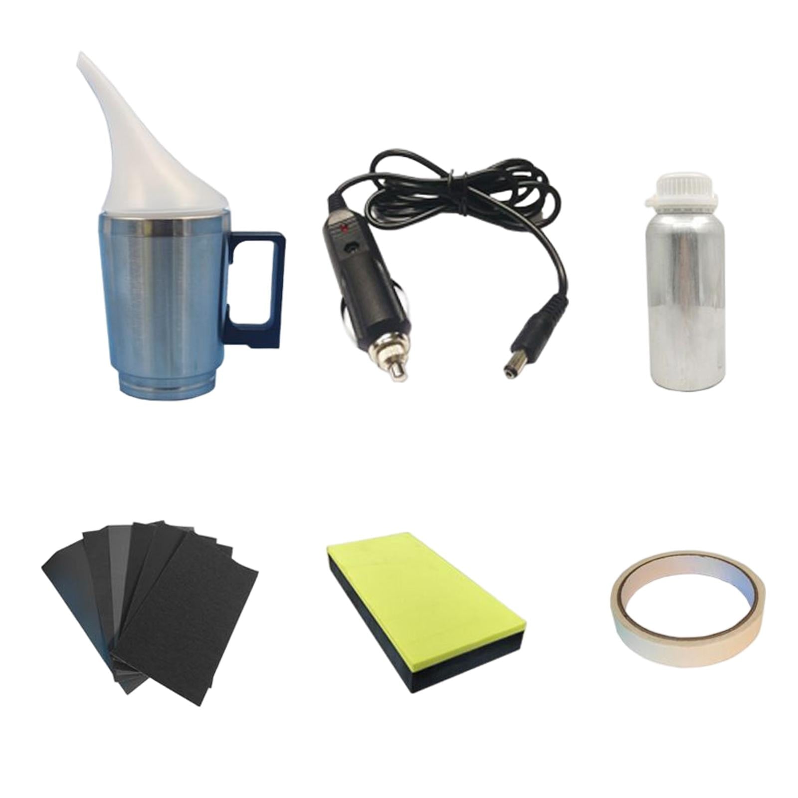 Vehicle Headlight Lens Repair Tool 100ml Repair Agent Polishing Tape Headlights