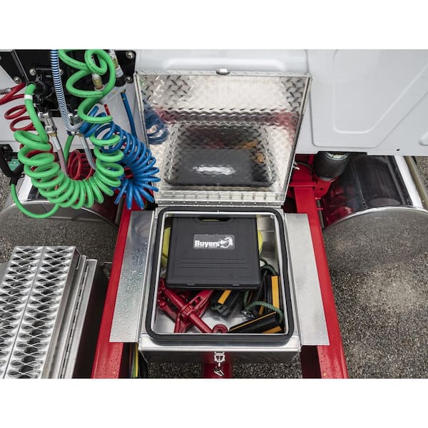 24 in. Diamond Tread Aluminum In-Frame Top Mount Truck Tool Box