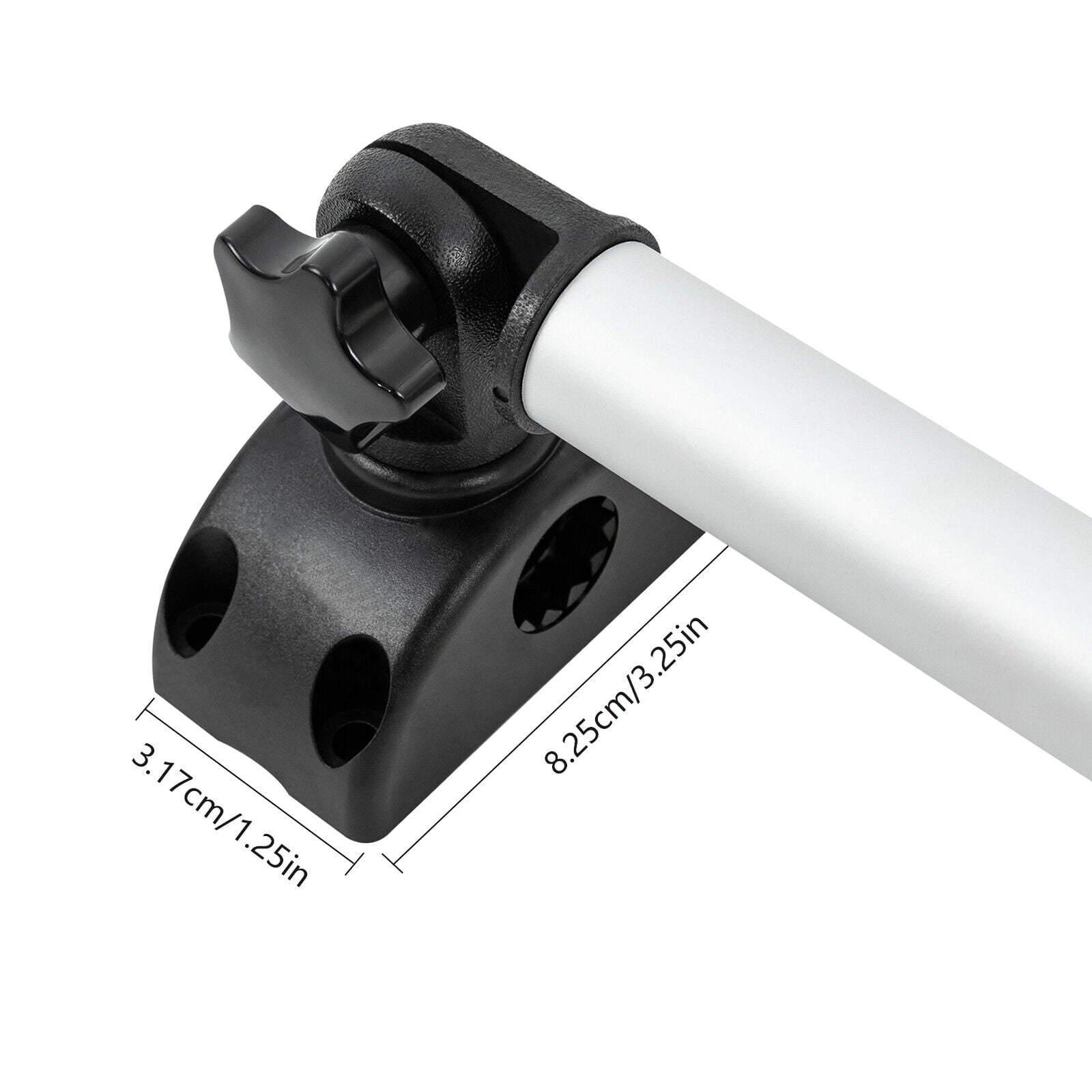 Kayak Canoe PVC＆Aluminum Stabilizer System Outrigger Arms Fishing Sidekick Kit