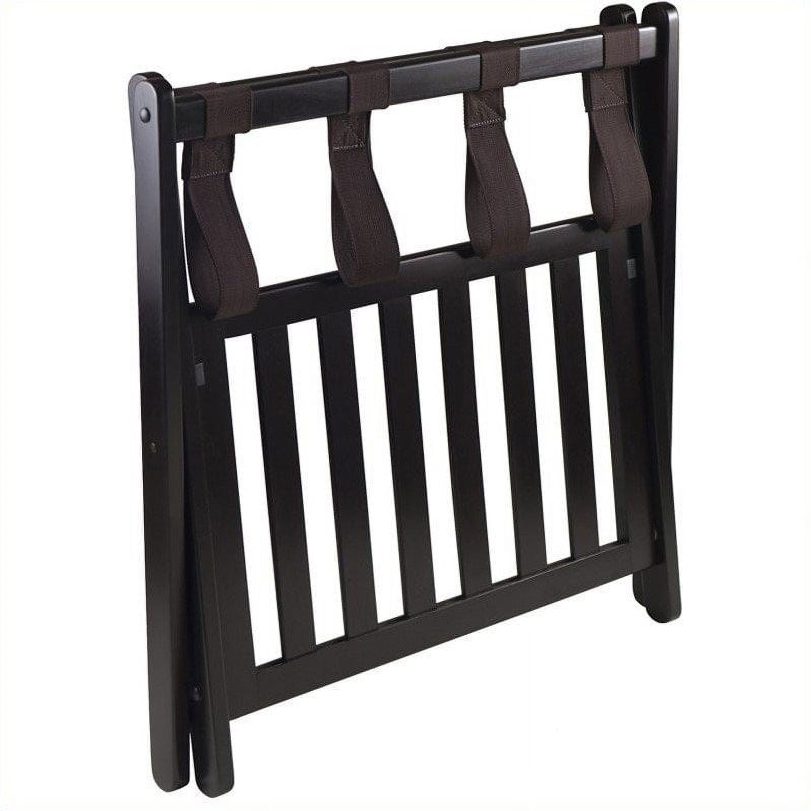 Winsome Wood Reese Luggage Rack with Shelf