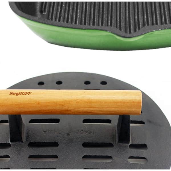 Neo 3-Piece Cast Iron Cookware Set in Green