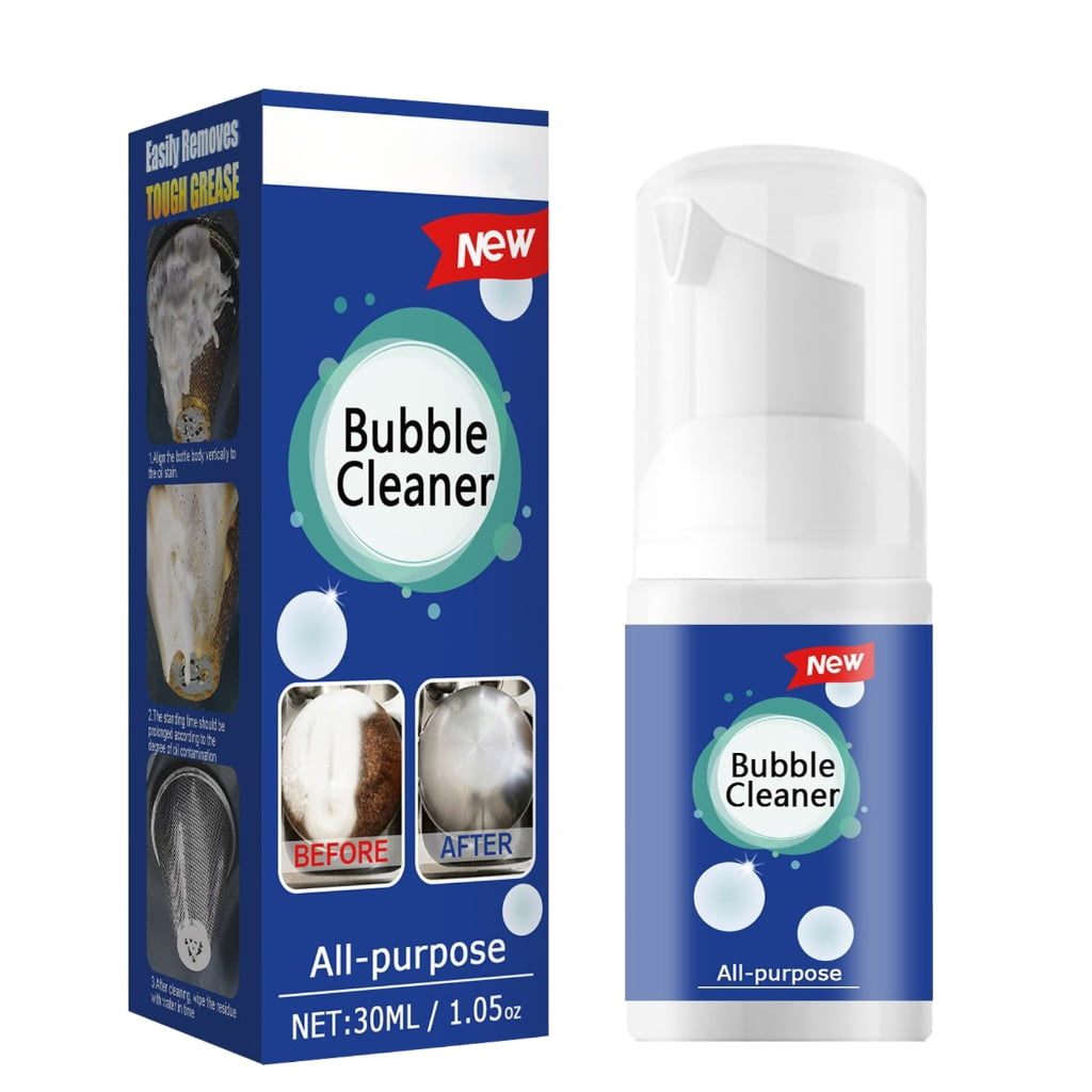 Magic Degreaser Cleaner Spray 30ml/100ml Multi-Purpose Foam Cleaner Stain Remover Kitchen Degreasing Household Cleaning