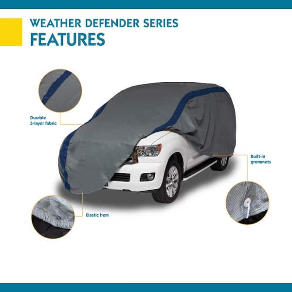 Duck Covers Weather Defender SUV Semi-Custom Cover Fits up to 15 ft. 5 in.