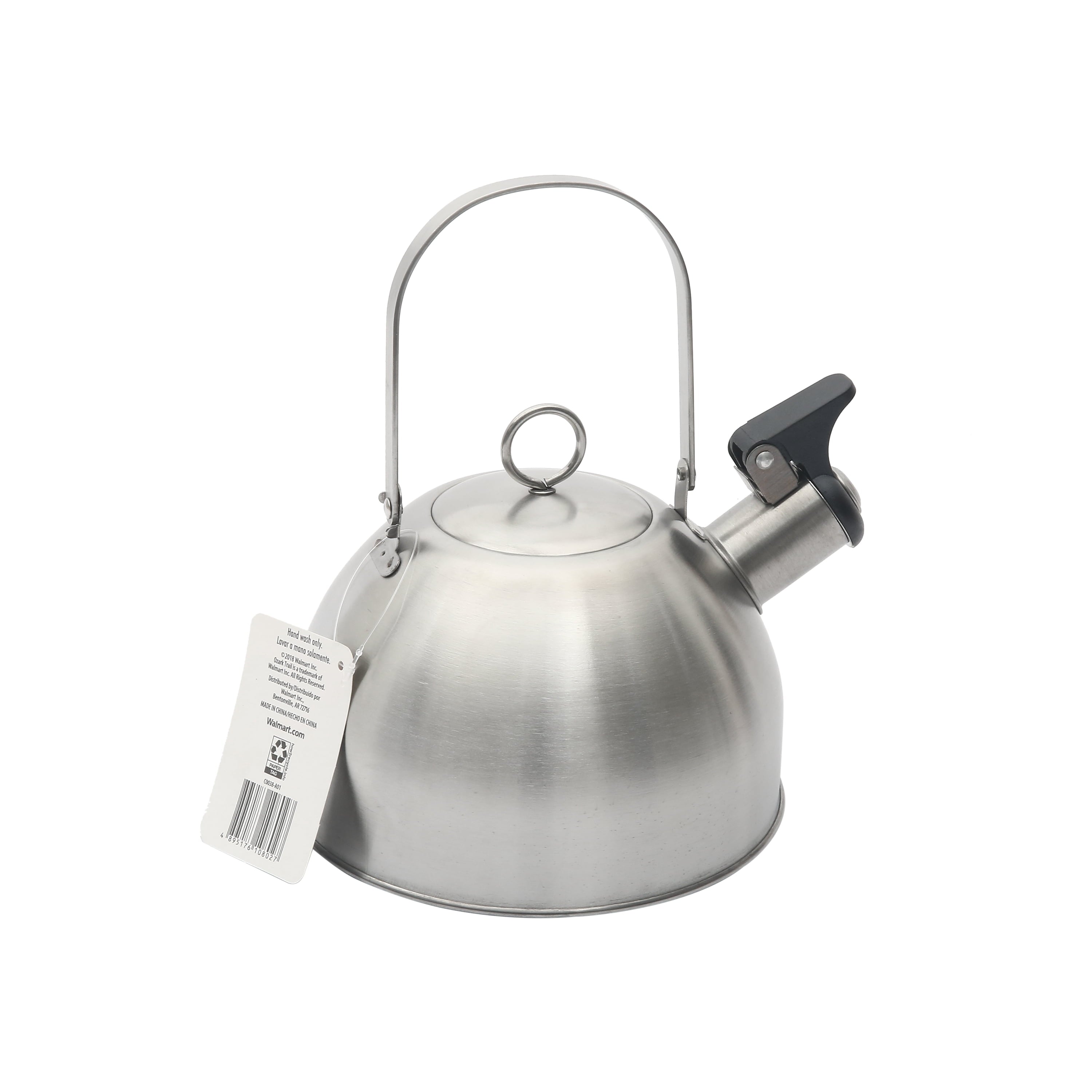 Ozark Trail 1.2 Liter Stainless Steel Camp Tea Kettle