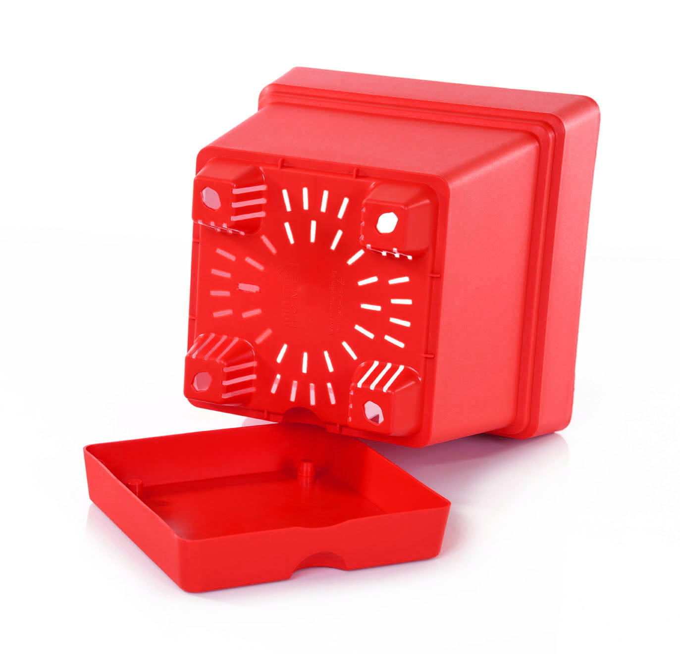 Mintra Home Garden Pots -Fuchsia Square Pot - 6.5inW x 6.5inH