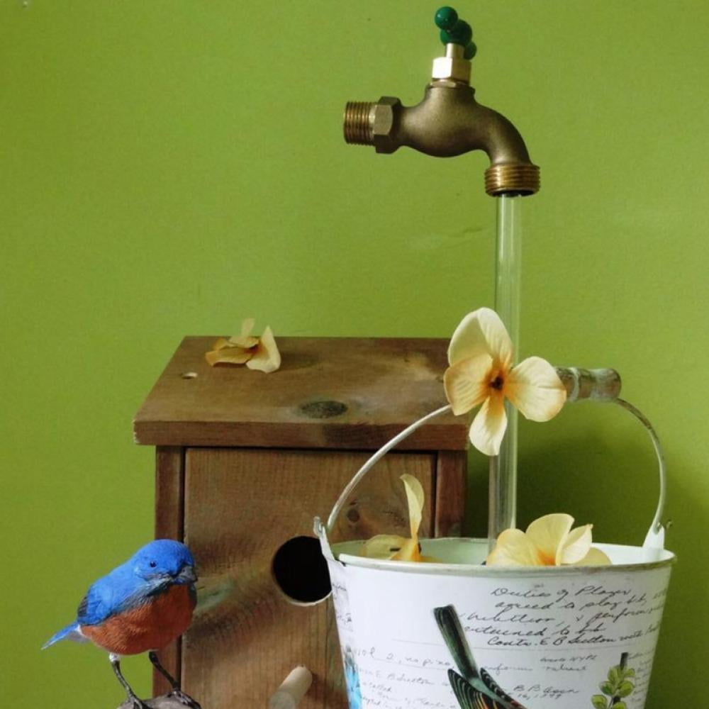 Invisible Flowing Spout Watering Can Fountain Floating Tap Fountain, Water Fountains Indoor And Outdoor Fairy Garden Decor