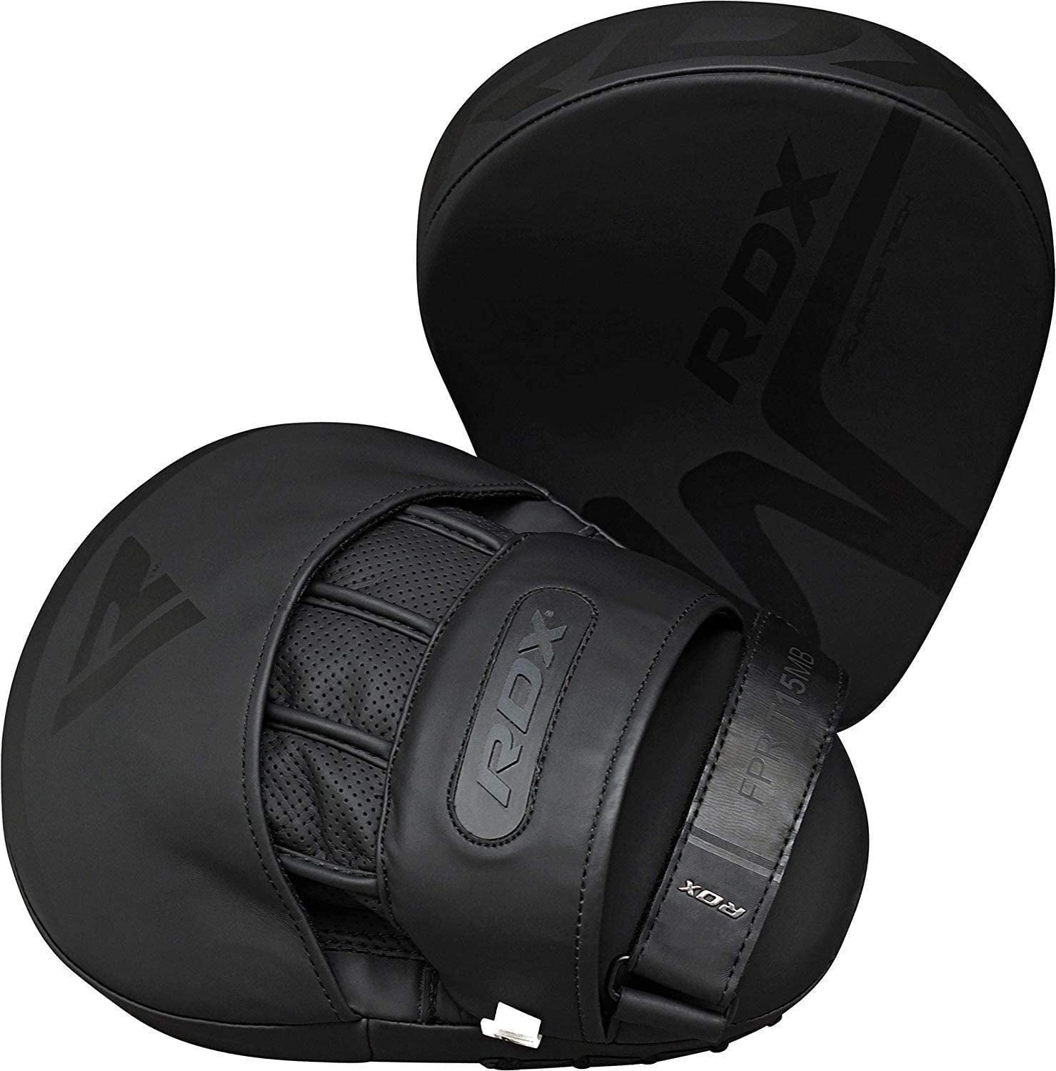 RDX Boxing Pads Focus Mitts, Punching Target  Leather Training Pads, Black
