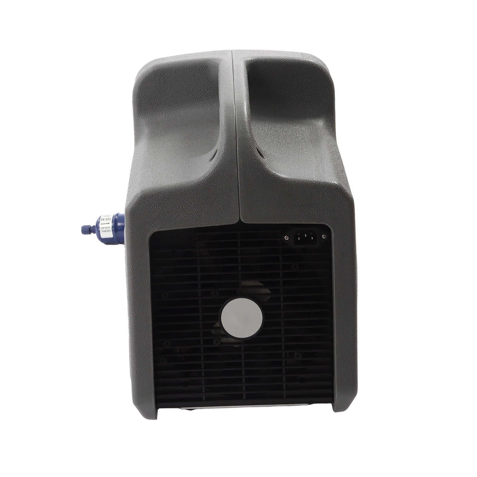 Miumaeov Refrigerant Recovery Machine, AC Refrigerant Recycling Machine, HVAC 558psi Refrigerant Recovery Unit Air Conditioning Repair Tool, Grey (1/2HP Dual Cylinder)