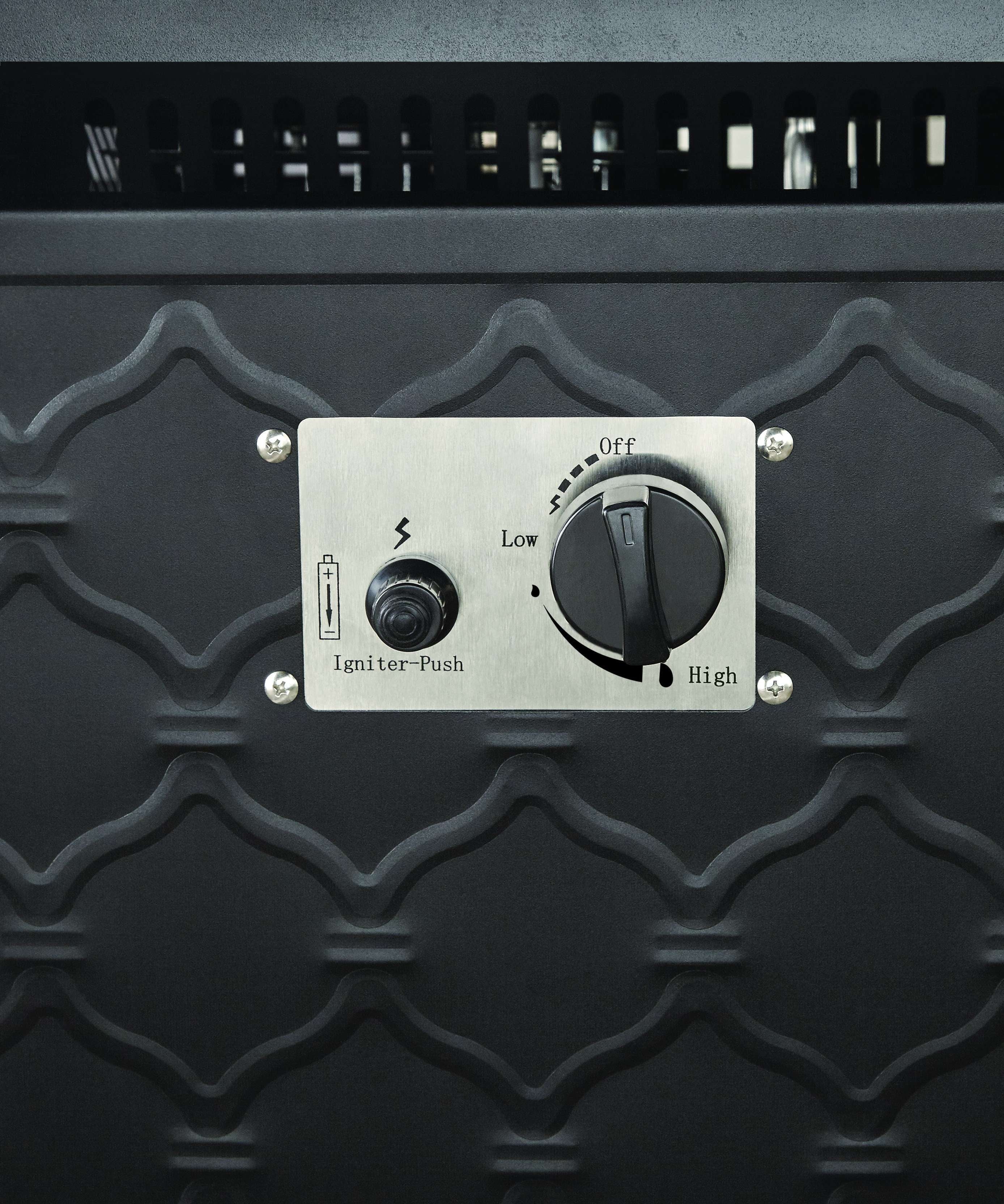 Better Homes & Gardens River Oaks 30” Square Gas Fire Pit Table