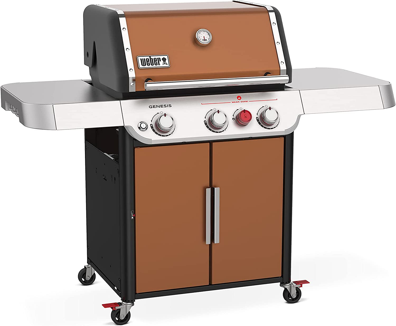 Weber-Stephen Products 102604 E-325S Liquid Propane Gas Grill with Sear Burner, Copper