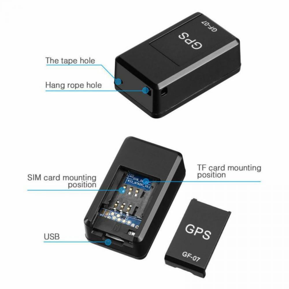 HOTWINTER Mini GPS Tracker Magnetic Portable No Monthly Fee Real Time Tracking Device for Vehicle Asset Fleet Elderly Kids Car Anti-lost Device