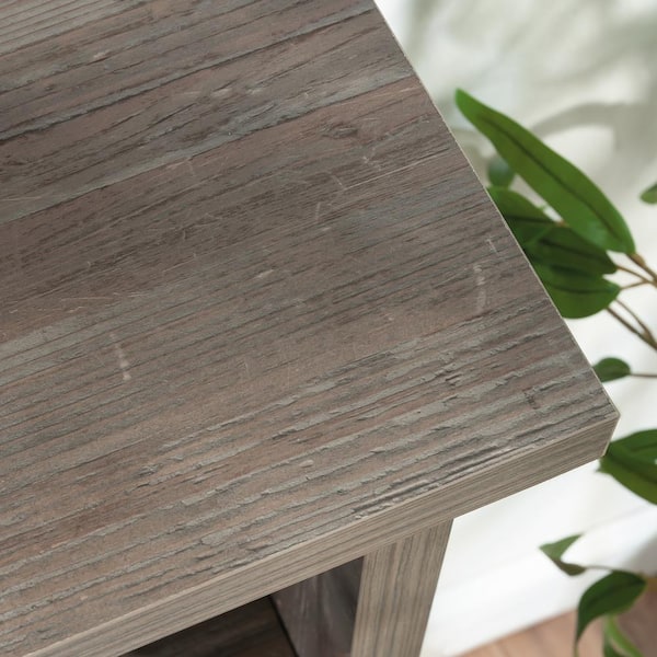 Aspen Post 59.055 in. Pebble Pine Desk Hutch with Adjustable Shelves