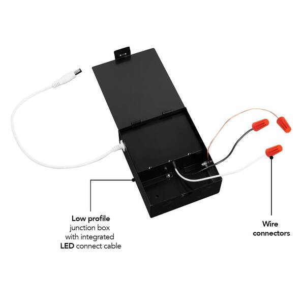 6 in. LED Slim 3 CCT Canless - White - (12-Pack)