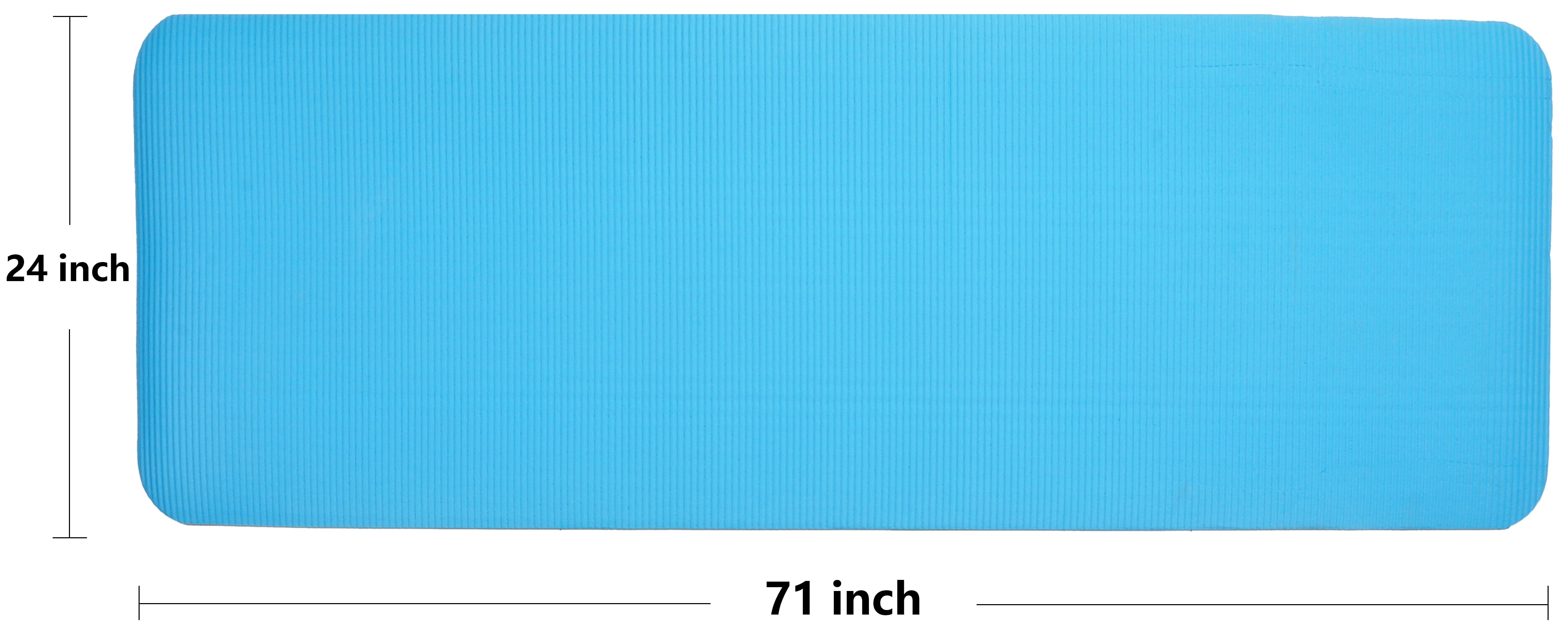 BalanceFrom + All-Purpose 1/2-In. Extra Thick, High Density, Anti-Tear Exercise Yoga Mat and Knee Pad with Carrying Strap